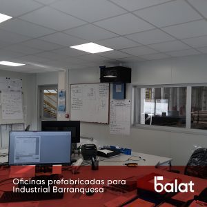 Oficinas prefabricadas para Industrial Barranquesa