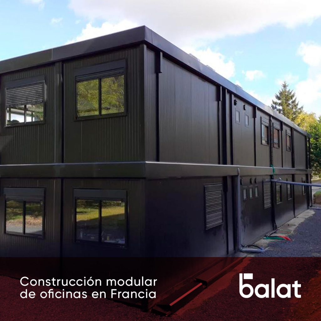 Construcción modular de oficinas en Francia - Balat
